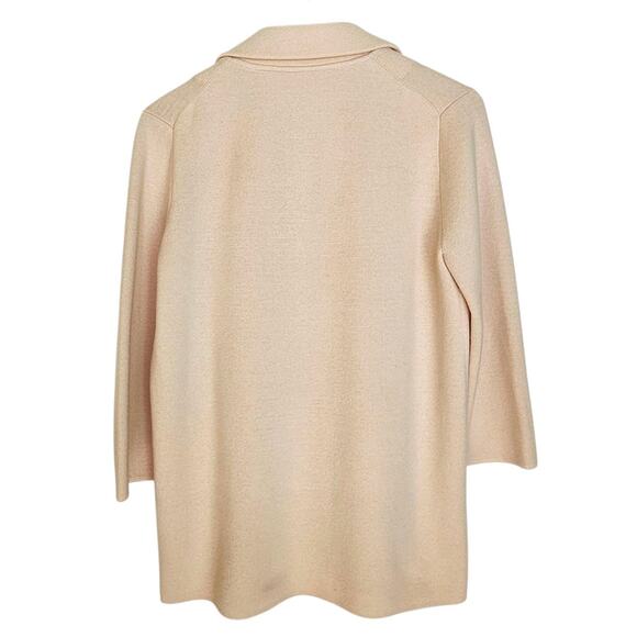 J. Crew Blush Pink Sophie Open Front Sweater Blazer - Picture 3 of 6